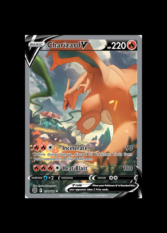 Pokémon Strahlende Sterne -  Glurak V Illustration Rare - NM DE